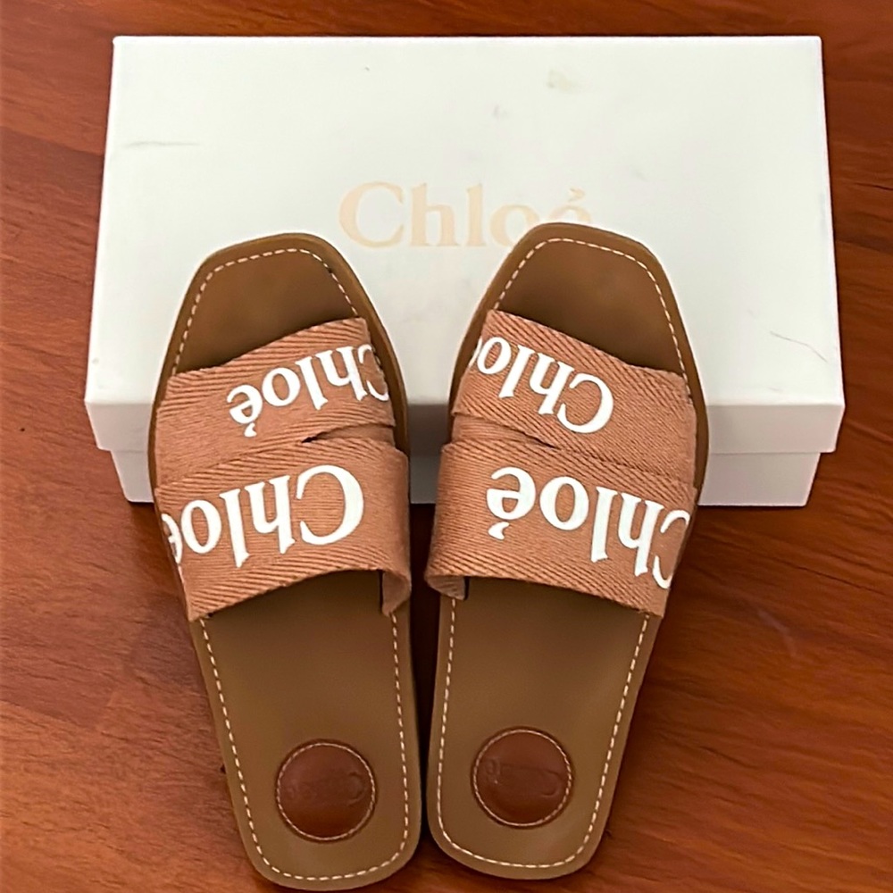 Chloe Woody Sandal Size 38